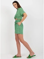 Dámske šortky D73770R62159KA zelená - FPrice