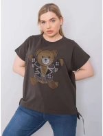 Blúzka RV BZ 6434.28P tmavá khaki Blúzka RV BZ 6434.28P tmavá khaki