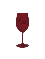 ...PROTOŽE BÝT TCHYNĚ NENÍ PRDEL... - bordo sklenice na víno 350 ml