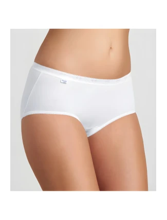 Dámske nohavičky Sloggi Basic+ Midi 2P biele Dámske nohavičky Sloggi Basic+ Midi 2P biele