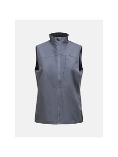 Dámska vesta PEAK PERFORMANCE W Glider Wind Vest, sivá farba