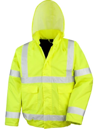 Result R 217X Bezpečnostná zimná bunda „Blouson“ 30.217X fluorescenčná žltá