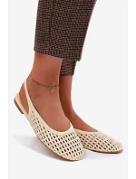 Dámské sandály Pletené Žluté Selviora