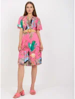 Šaty DHJ SK 15817.32 ružová