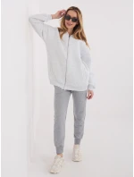 WT BL mikina A1454.84 svetlo šedá