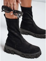 Dámske topánky na platforme čierne FashionStreet ZY1135 Dámske topánky na platforme čierne FashionStreet ZY1135