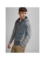 Jack&Jones JJEMULTI QUILTED JACKET 12182242 GREY MELANGE/SET-IN SLE