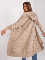 Kardigán BA SW 8026.93P tmavo lila