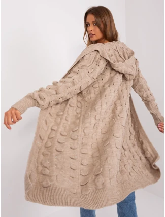 Kardigán BA SW 8026.93P tmavo lila