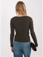 Blúzka WT BZ A1174.29P tmavohnedá