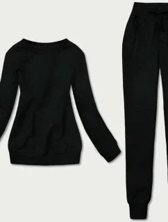 Dámsky teplákový komplet 68C20383-3 Čierna - J:STYLE