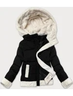 Dámska čierna kožušinová bunda J Style (16M9213-392)