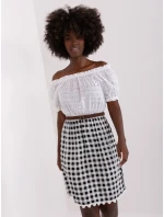 LK SK 506343 šaty.60P biela a čierna