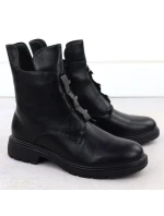 Dámska členková obuv W MR2501-4 JEZ454A Black - Jezzi