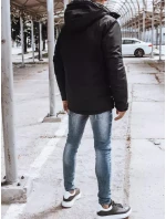 Pánska zimná bunda čierna FashionStreet TX4239