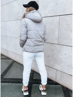 Dámska prechodná bunda prešívaná na oboch stranách VICTORIA SNUG sivá TY3696 Dámska prechodná bunda prešívaná na oboch stranách VICTORIA SNUG sivá TY3696