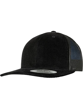 Flexfit 6606CT 6-panelová manšestrová čiapka 55.06CT čierna Flexfit 6606CT 6-panelová manšestrová čiapka 55.06CT čierna