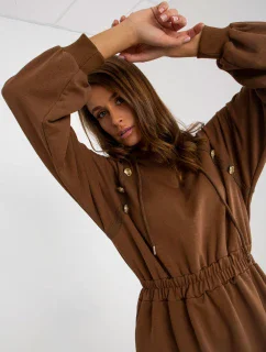 Dámske šaty RV SK 8336 hnedé