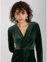 Dámske šaty RP SK 8157.06X tmavozelená - Rue Paris