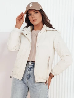 Dámska prechodná prešívaná bunda ZERNI white FashionStreet TY4176
