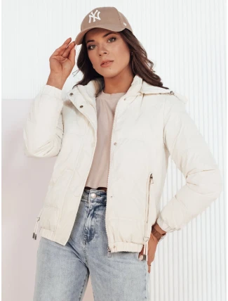 Dámska prechodná prešívaná bunda ZERNI white FashionStreet TY4176 Dámska prechodná prešívaná bunda ZERNI white FashionStreet TY4176