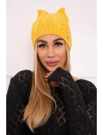 Rabbid K237 horčicová fleecová čiapka