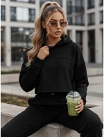 Dámska tepláková súprava BISTAN black FashionStreet AY1013 Dámska tepláková súprava BISTAN black FashionStreet AY1013