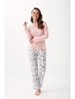 Luna 675 long/r S-2XL Z24/25 dámske pyžamo Luna 675 long/r S-2XL Z24/25 dámske pyžamo