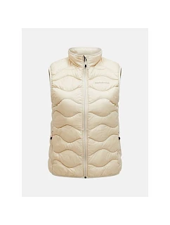 Dámska vesta Peak Performance W Helium Down Vest, farba: béžová