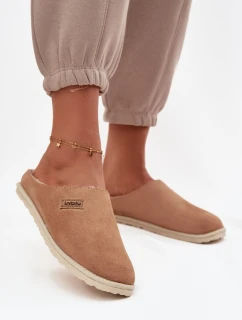 Kapcie Damskie Obuwie Domowe Inblu CS000045 Camel