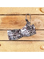 Vrchný diel plaviek BA923 Brown and White - Selmark Vrchný diel plaviek BA923 Brown and White - Selmark