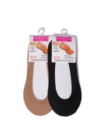 Dámske ponožky baleríny Rebeka 0708 silikón