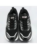 Čierne dámske športové topánky (BS-06)