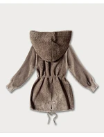 Ťavia bunda z alpaky s vreckami (W010#)