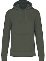 Kariban K 4027 Pánska ekologická mikina s kapucňou 20.4027 tmavá khaki Kariban K 4027 Pánska ekologická mikina s kapucňou 20.4027 tmavá khaki