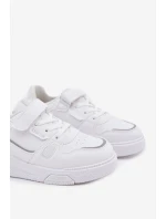 Sneakersy Dziecięce Na Rzep Big Star SS374042 Białe