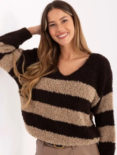 Jumper MI SW WK3031.22 tmavohnedý