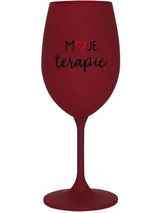 MY THERAPY - burgundský pohár na víno 350 ml