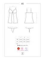 Zmyselná košieľka 877 - BAB - Obsessive