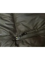 Jednoduchá dámska vesta v khaki farbe s kapucňou (YP-22072-6) Jednoduchá dámska vesta v khaki farbe s kapucňou (YP-22072-6)