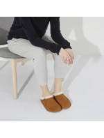 Birkenstock Zermatt Premium Shearling LEVE Mink LAF Standard Foot Žabky (1023161)