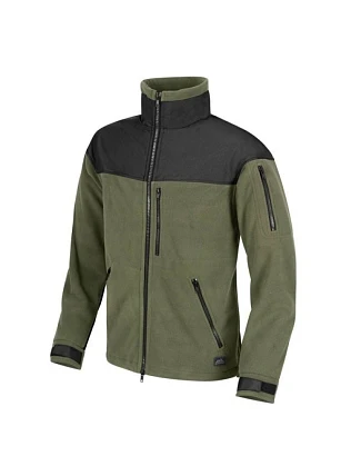 Mikina CLASSIC ARMY – fleece – olivovo zelená/čierna Mikina CLASSIC ARMY – fleece – olivovo zelená/čierna