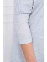 Oversize blúzka svetlo šedá Oversize blúzka svetlo šedá