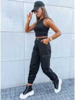 Dámske padákové nohavice NECTI black FashionStreet UY1637 Dámske padákové nohavice NECTI black FashionStreet UY1637