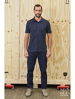 NEOBLU Octave Men Pánske džersejové polo tričko 24.3572 soft blue NEOBLU Octave Men Pánske džersejové polo tričko 24.3572 soft blue