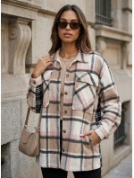 Košeľa DN KS 3841.02 čierna a béžová