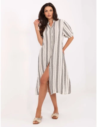 TW SK BI 2451.84 šaty biele a čierne