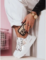 Dámske tenisky na platforme TRENDIS silver FashionStreet ZY0679