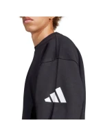 Pánska mikina adidas Essentials Loose Fit 3 Bar Logo Black JF3542