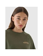 Dámske tričko oversize s potlačou 4F 4FRAW24TTSHF2583-43S